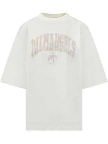 Palm Angels College Palm T-Shirt - PALM ANGELS - BALAAN 1