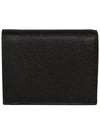 Gancini Compact Half Wallet Black - SALVATORE FERRAGAMO - BALAAN 3