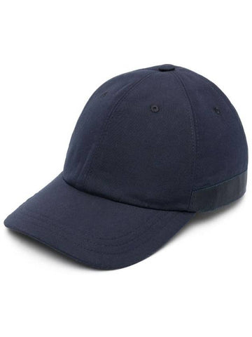 Typewriter Cloth Base Ball Cap Hat Navy - THOM BROWNE - BALAAN 1