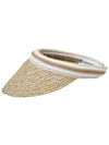 Visor Bianca Natural Nougat Stripe HAT50265 - HELEN KAMINSKI - BALAAN 4