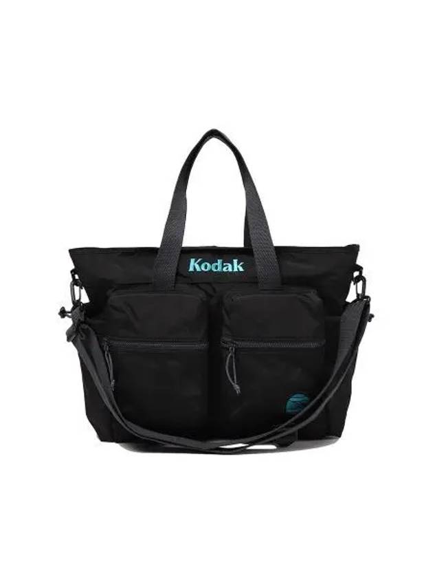 KODAK Kodachrome large pocket shoulder bag BLACK - KODO - BALAAN 1