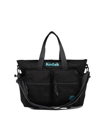 KODAK Kodachrome large pocket shoulder bag BLACK - KODO - BALAAN 1