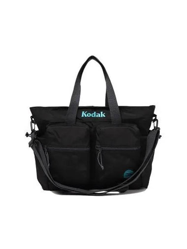 KODAK Kodachrome large pocket shoulder bag BLACK - KODO - BALAAN 1