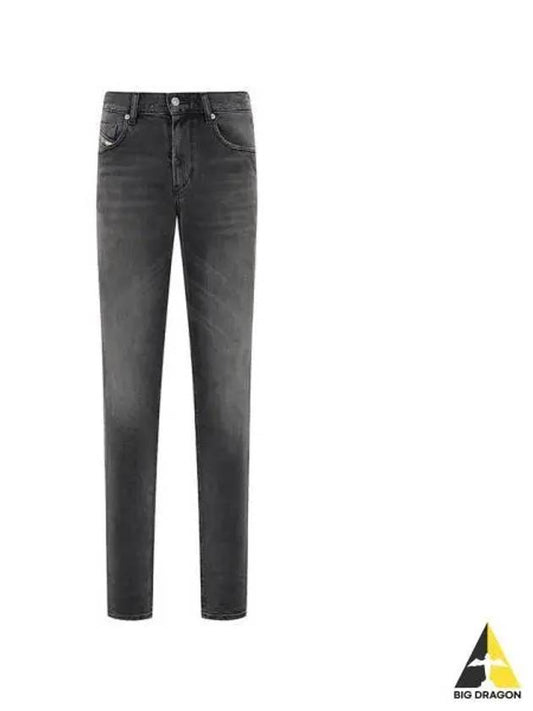 Slim fit straight black pants denim A0355809F18 - DIESEL - BALAAN 1