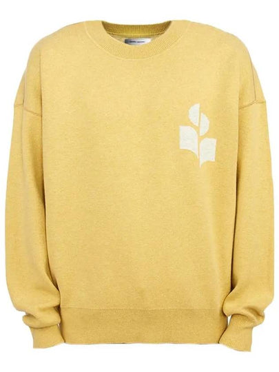 Atlee Logo Knit Top Yellow - ISABEL MARANT - BALAAN 2