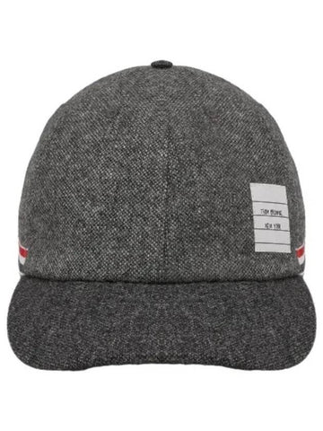 Classic Panel Baseball Cap Gray Hat - THOM BROWNE - BALAAN 1