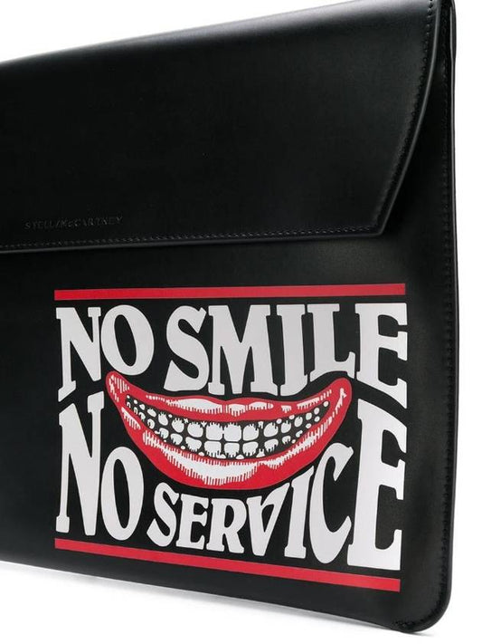 No Smile No Service Envelope Clutch - STELLA MCCARTNEY - BALAAN 2
