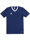 Men's Entrada 22 Short Sleeve T-Shirt Blue - ADIDAS - BALAAN 3