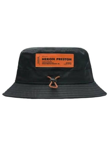 Heron Preston Bucket Hat Black - HERON PRESTON - BALAAN 1