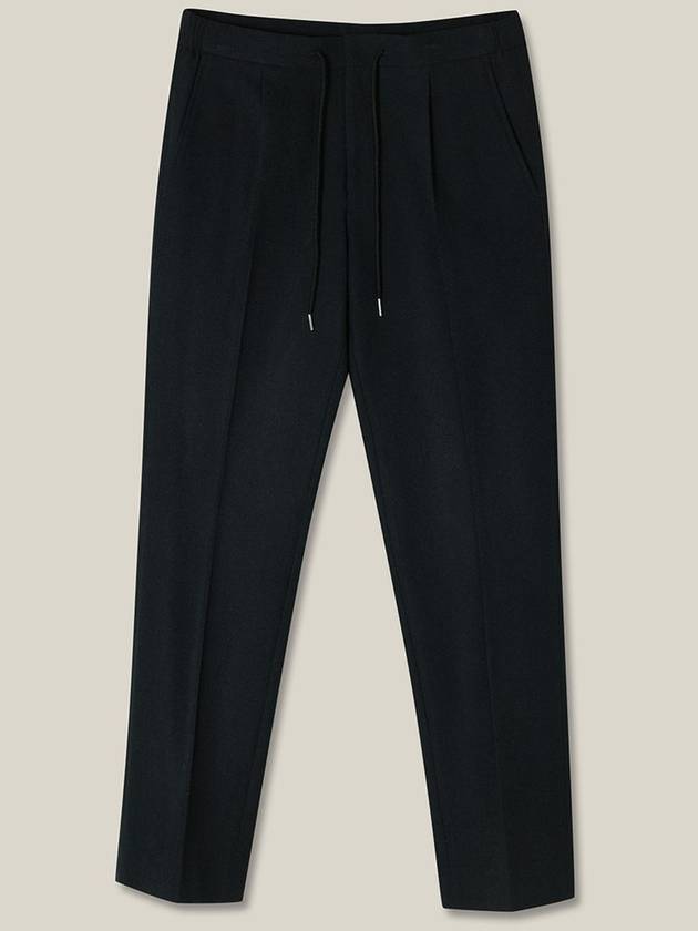 Men's Rayton Side Banding Slim Straight Pants Black - TRADCLUB - BALAAN 2