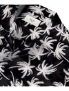 Hawaiian Palm Tree Print Short Sleeve Shirt Black - ROLLING STUDIOS - BALAAN 4