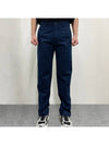 Cotton Chino Straight Pants Blue - AMI - BALAAN 3