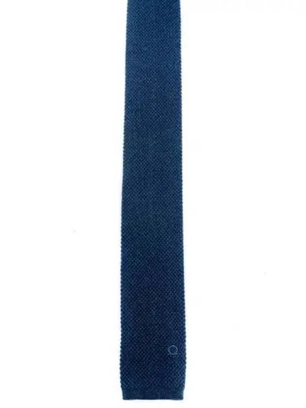 Logo Tie Navy - SALVATORE FERRAGAMO - BALAAN 2