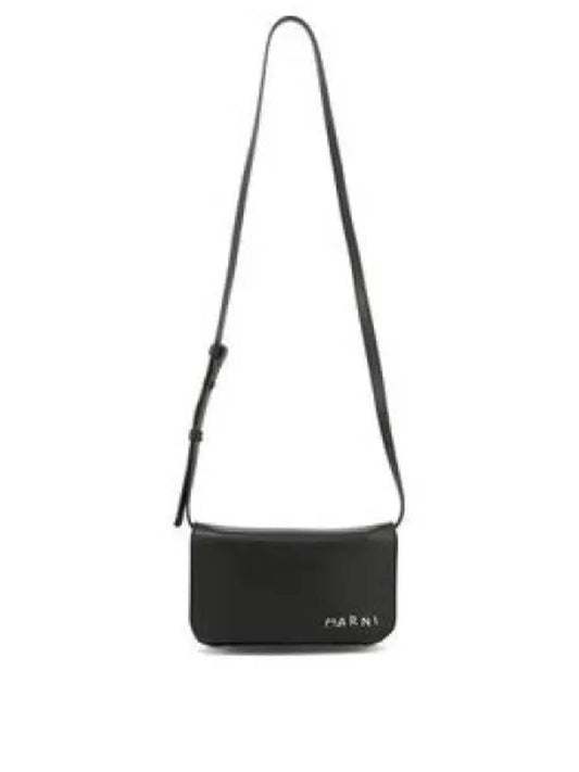 logo embroidered leather belt bag PHMI0023U0P6533 - MARNI - BALAAN 2