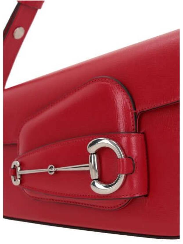 Horsebit 1955 Small Shoulder Bag Red Leather 7641551DB0N6404 - GUCCI - BALAAN 5