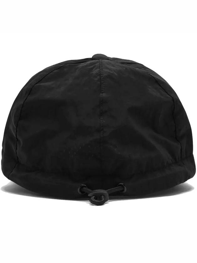 Logo Nylon Metal 6-Panel Ball Cap Black - STONE ISLAND - BALAAN 4