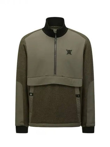 Anew Men s Wool Mix Anorak Jacket Jumper AGCFMJK04KH Domestic Product GQCY22092246488 - ANEWGOLF - BALAAN 1