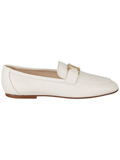 T Timeless Leather Loafers White - TOD'S - BALAAN 2