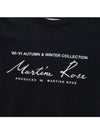 CMR601FL BLACK Scribble Logo Classic Sweatshirt - MARTINE ROSE - BALAAN 3