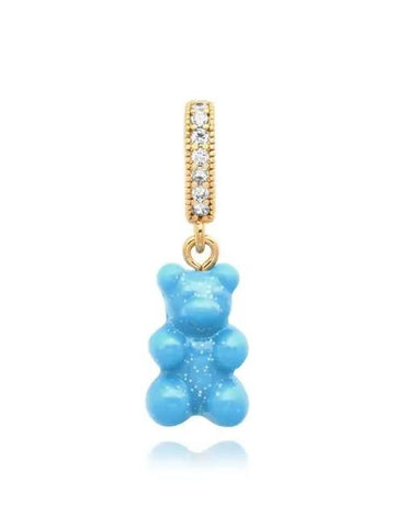 NOSTALGIA BEAR LAGOON PAVE CONNECTOR WOMEN CHARM - CRYSTAL HAZE - BALAAN 1