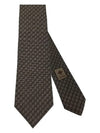 Interlocking G Silk Wool Tie Camel Brown - GUCCI - BALAAN 2