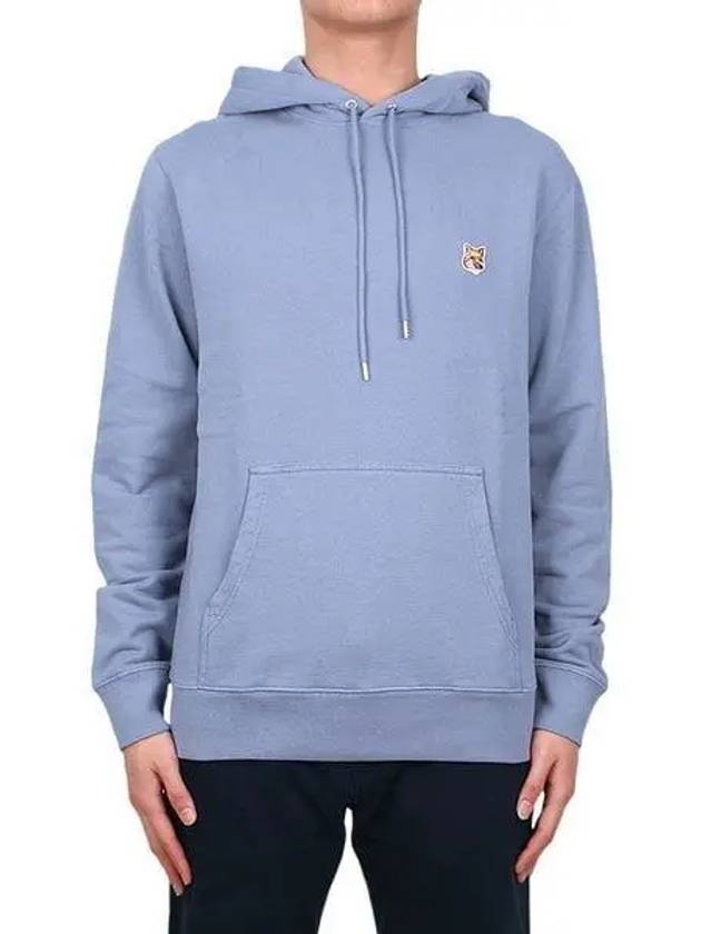 Fox Head Patch Regular Hoodie Light Blue - MAISON KITSUNE - BALAAN 2