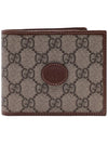 GG Removable Canvas Half Wallet Beige - GUCCI - BALAAN 3