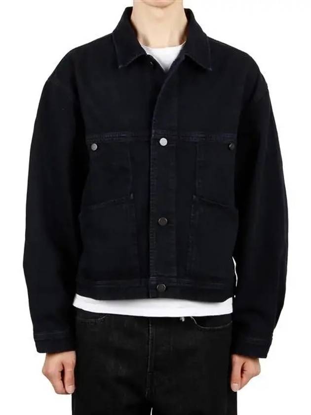 pocket button cotton denim jacket navy - LEMAIRE - BALAAN 2