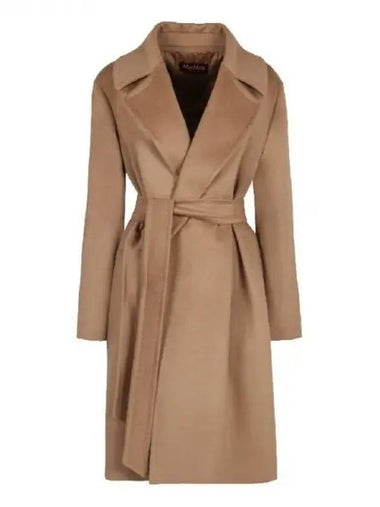 Max Mara STUDIO TIGRE BELT WOOL COAT - MAX MARA - BALAAN 1