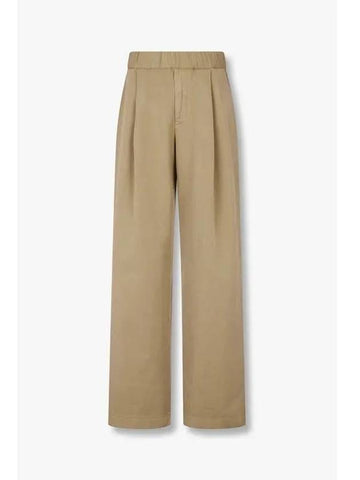 Men s Striped Wide Pants Beige - EMPORIO ARMANI - BALAAN 1