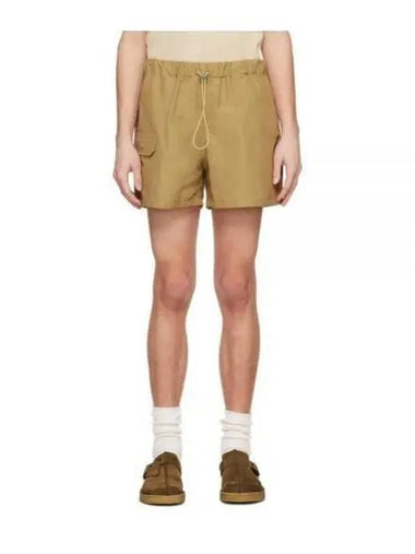 DOPPLER EFFECT SHORTS KHAKI WATER REPELLENT NYLON - HOWLIN' - BALAAN 1