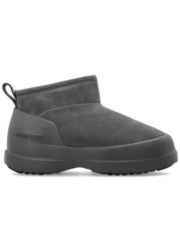 Moon Boot Snow Boots MB Luna Low Suede, Women's, Grey - MOON BOOT - BALAAN 1