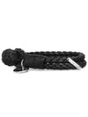 Intrecciato Double Weaving Bracelet Black - BOTTEGA VENETA - BALAAN 5