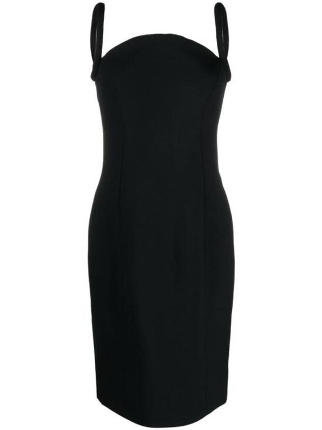 midi dress 1012446 1A00540 1B000 BLACK - VERSACE - BALAAN 1