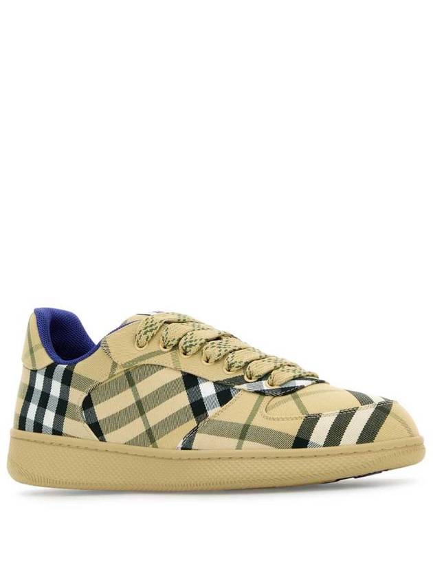 Check Low Top Sneakers Beige - BURBERRY - BALAAN 3