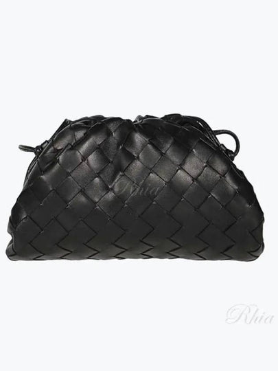 Intrecciato Mini Pouch Bag Black - BOTTEGA VENETA - BALAAN 2