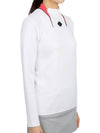 Tweeny Zipped Mid Layer Long Sleeve T-Shirt White - J.LINDEBERG - BALAAN 4