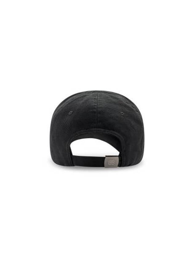 Diagonal Logo Ball Cap Black - BALENCIAGA - BALAAN 4