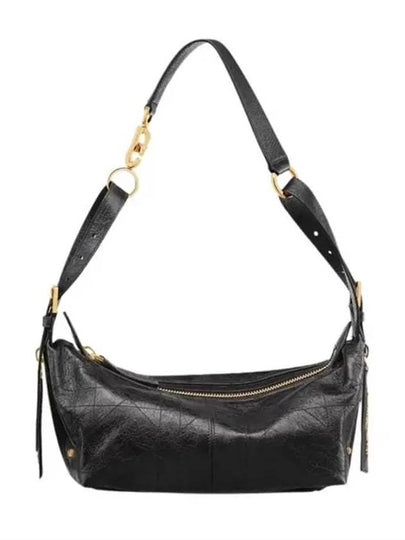 D-Journey Small Crinkle Calfskin Shoulder Bag Black - DIOR - BALAAN 2