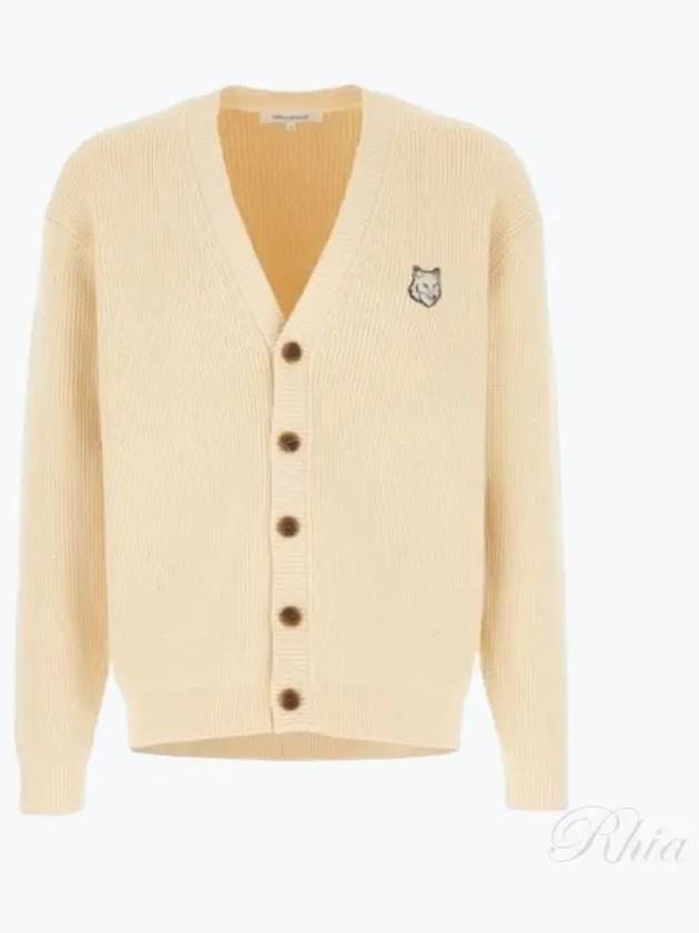 Bold Fox Head Cardigan Ivory - MAISON KITSUNE - BALAAN 2