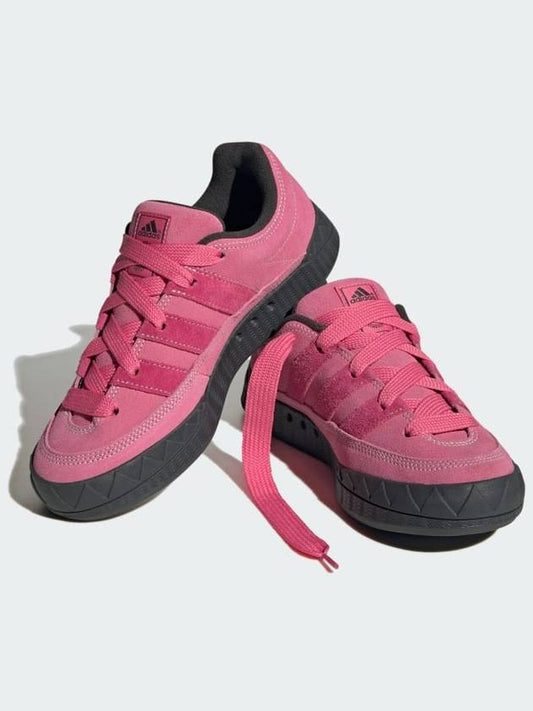 Women's Adimatic Low Top Sneakers Pink Fusion - ADIDAS - BALAAN.