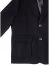 Men's Wool Jacket Black I1WJ02BK - IOEDLE - BALAAN 5