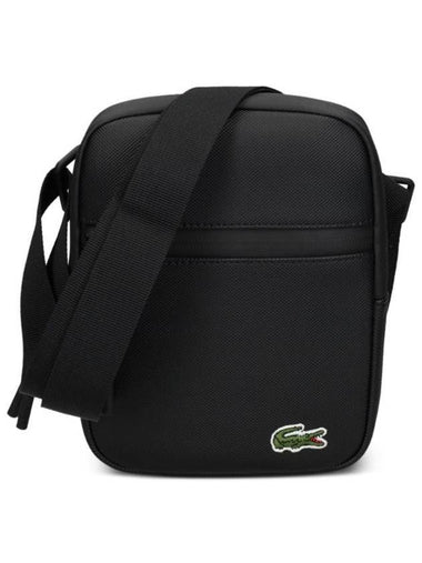 Men's LCST Small Cross Bag Black - LACOSTE - BALAAN 1