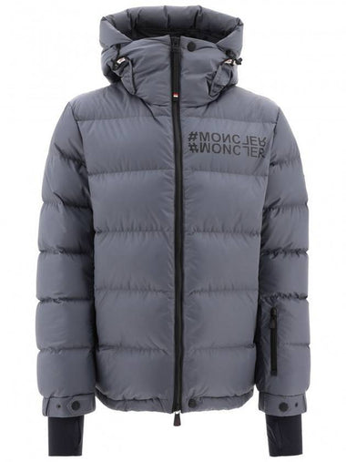 Grenoble Hooded Padding Grey - MONCLER - BALAAN 1