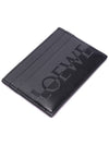 Signature Plain Calfskin Card Holder Anthracite Black - LOEWE - BALAAN.