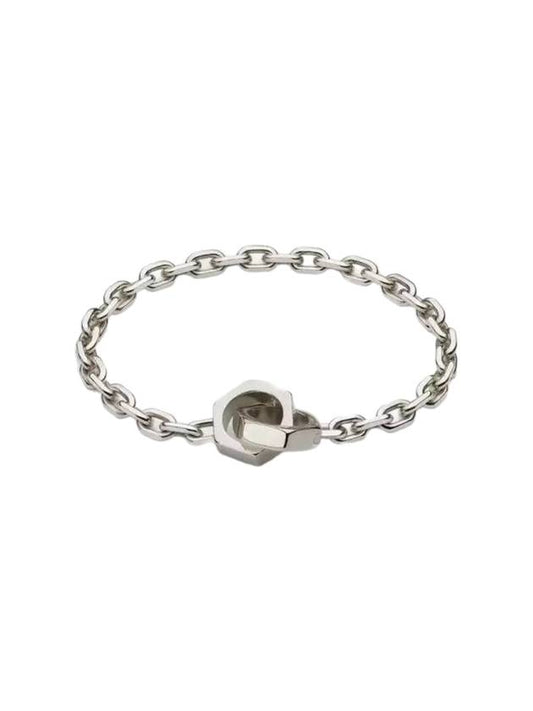 Trademark Chain Charm Bracelet Silver - GUCCI - BALAAN 1