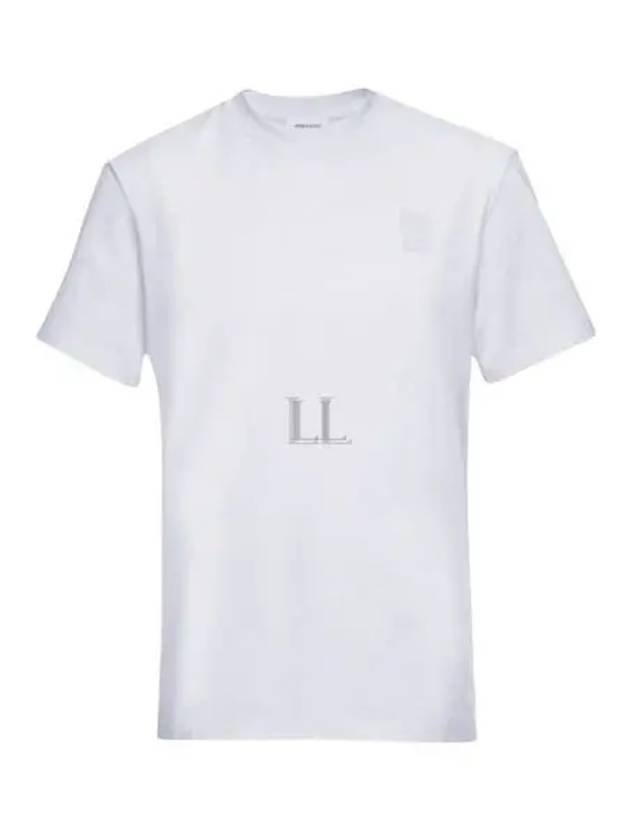 Crewneck Logo Cotton Short Sleeve T-Shirt White - SALVATORE FERRAGAMO - BALAAN 2