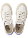 Medalist Blue Tab Suede Low Top Sneakers White Beige - AUTRY - BALAAN 3