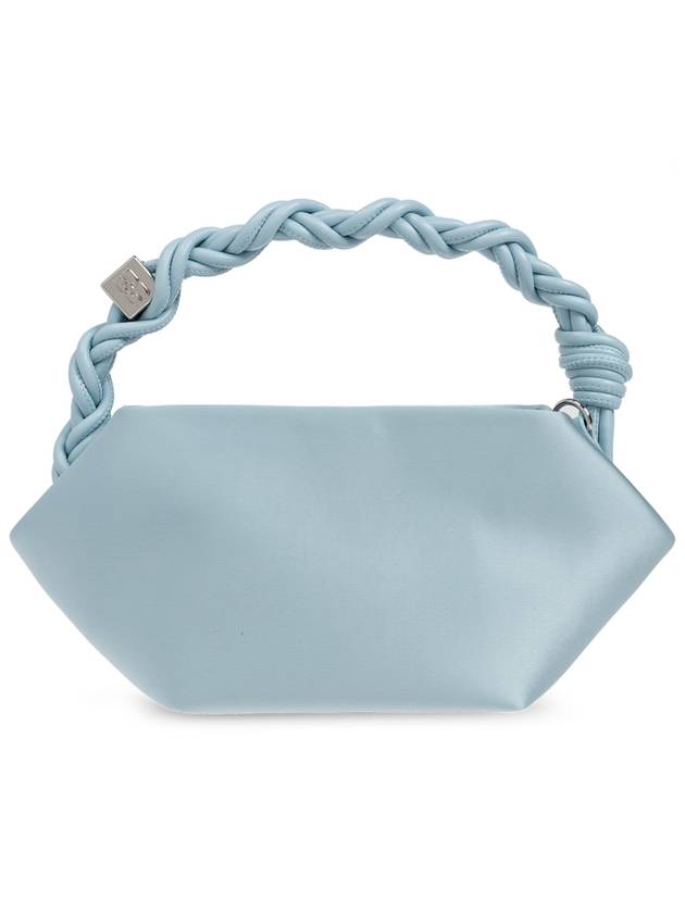 Ganni Handbag With Logo, Women's, Light Blue - GANNI - BALAAN 3