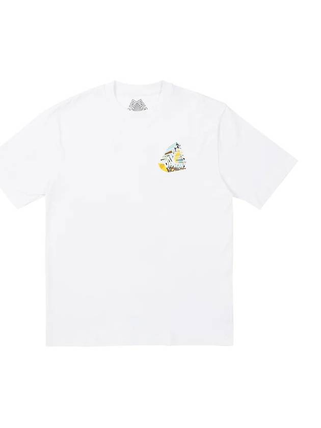 Tri-Chrome Short Sleeve T-Shirt White - PALACE - BALAAN 3